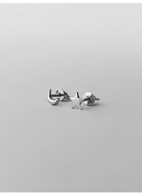 Сережки moon&star