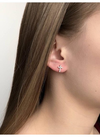 Сережки Shiny cross