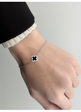 Браслет Clover onix